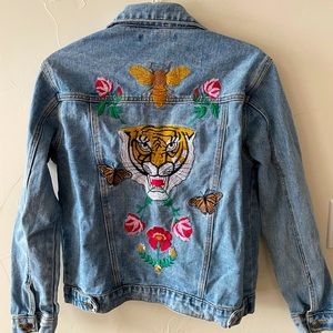 Embroidered Jean Jacket